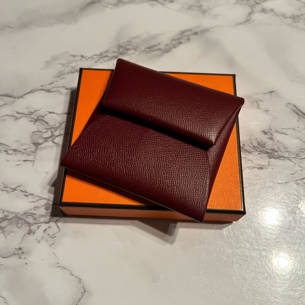 New Authentic Hermes Bastia Coin Holder